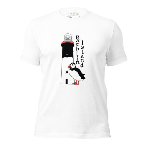 Calling at Rathlin - Unisex T-Shirt White